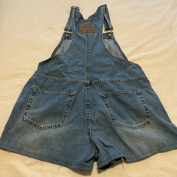 NWOT LondonJean 90s Vintage Medium Wash Overalls Size M - Picture 6 of 13